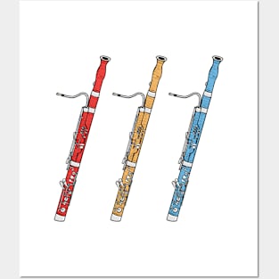 Bassoon Bassoonist Summer Music Festival Woodwind Musician Posters and Art